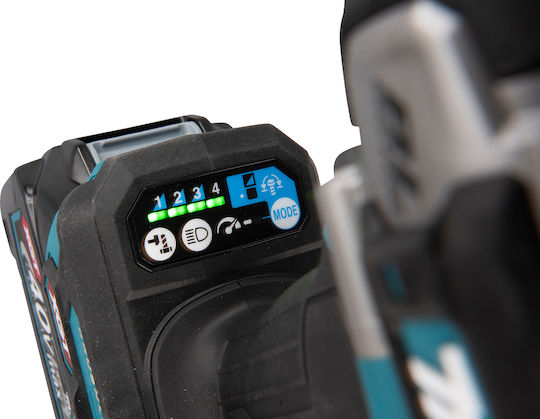 Makita XGT Brushless Impact Wrench Battery 40V 2x2.5Ah with Socket 1/2"