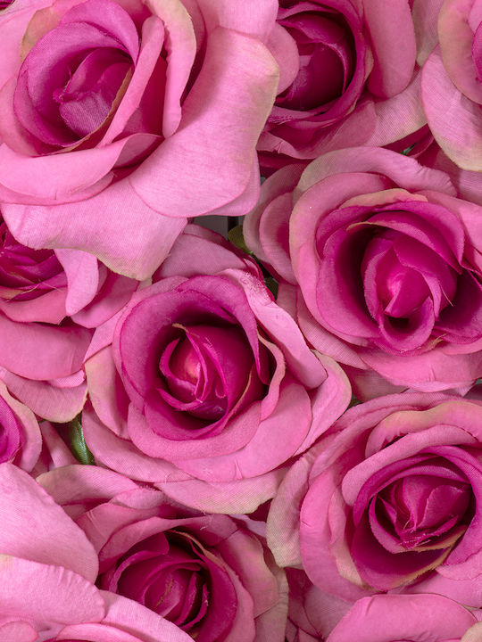 GloboStar Artificial Foliage Panel 40x15cm Roses Story