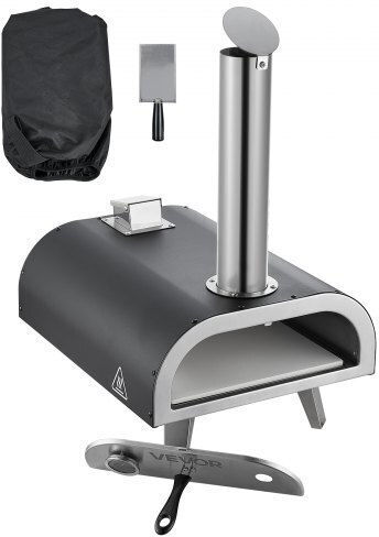 Vevor Cuptor de Pizza de lemn Black