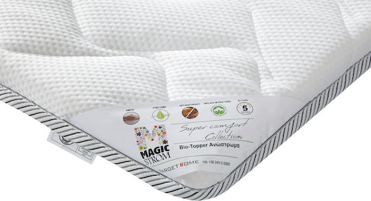 Mattress Topper Half-Double Foam with Strapped 110x200x4cm