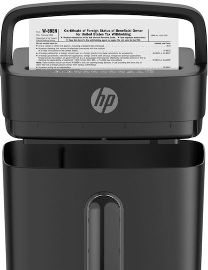 HP Καταστροφέας Εγγράφων Cross Cut 8 Φύλλων με Κάδο 15lt