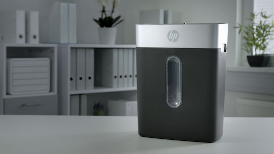 HP Καταστροφέας Εγγράφων Cross Cut 8 Φύλλων με Κάδο 15lt