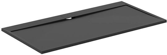 Ideal Standard Ultra Flat S I.life Правоъгълена Керамично душ 160x90см Черен