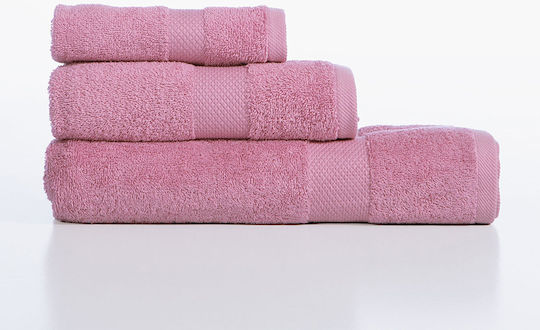 Nef-Nef Homeware Προσώπου Delight 50x90εκ. Pink Βάρους 500gr/m²