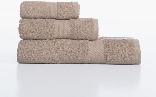 Nef-Nef Homeware Кърпа За Лице Delight 50x90см Бежова Тегло 500гр/м²