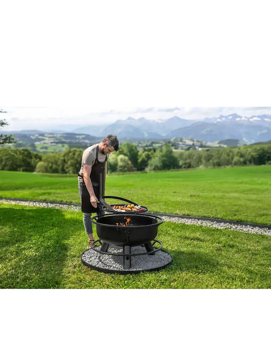CookKing Открита Камина За Навън Метална Черна