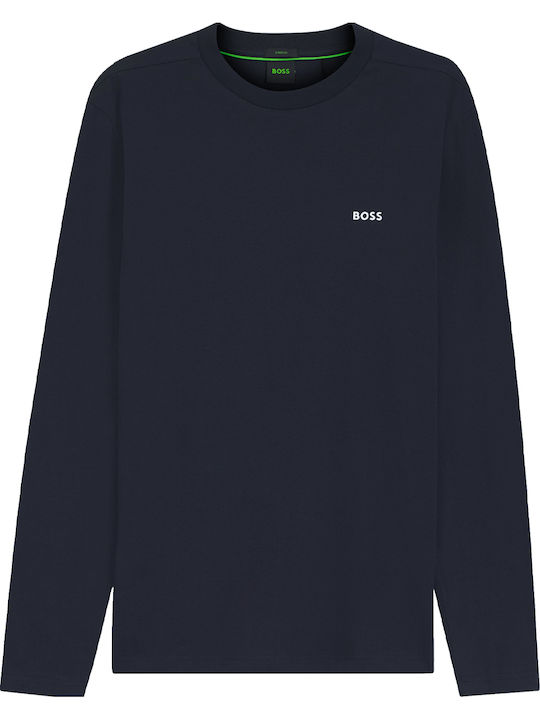 Long Sleeve Blouse Dark Blue
