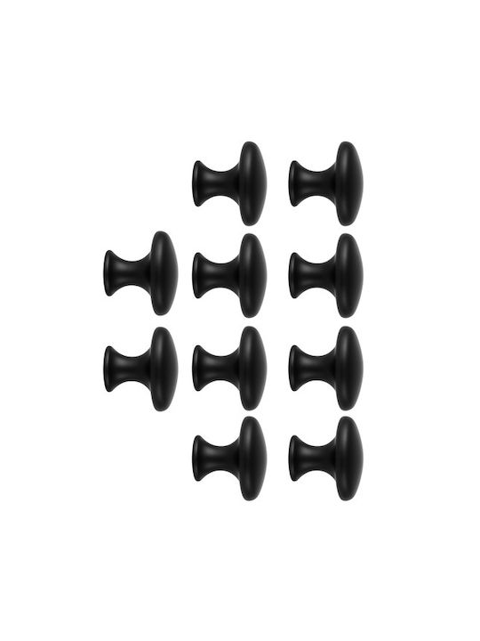 Mâner Pentru Mobilier Din Metal Negru Mat 30mm (Centrele Găurilor 26mm) ZY12563QWS79 10 Bucăți