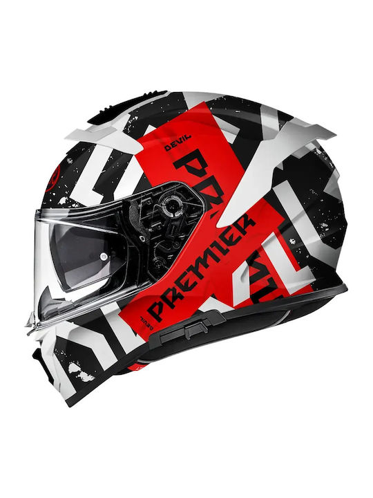 Premier TP 92 Devil Κράνος Μηχανής Full Face ECE 22.06 με Pinlock και Sunvisor