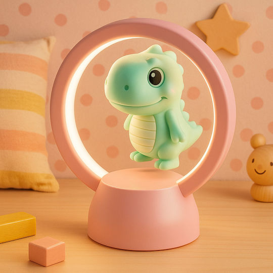 Led Kids Desk Touch Lamp Pink 14x12.5x7.2cm