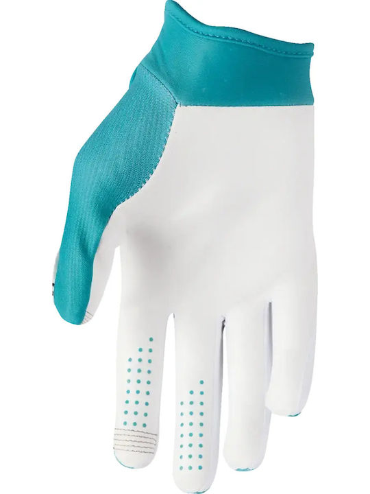 Thor Launchmode Summer Women's Motocross Gloves Blue
