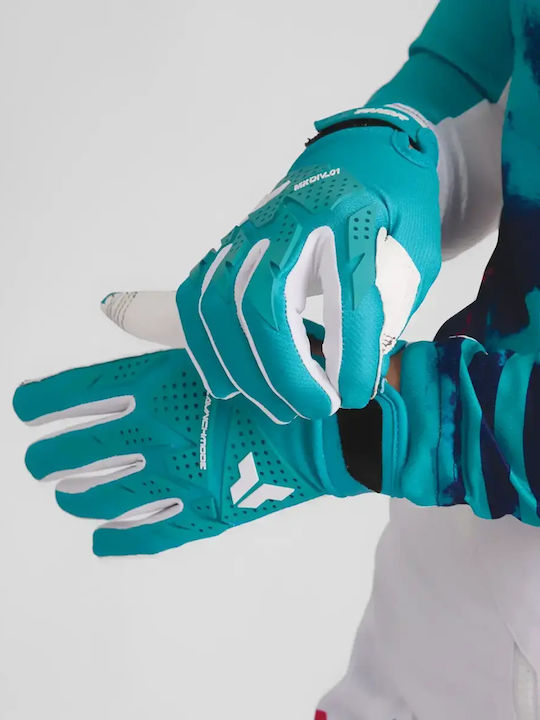 Thor Launchmode Summer Women's Motocross Gloves Blue