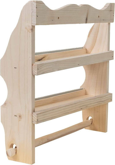 Βάση για Χαρτί Κουζίνας Ξύλινη Πράσινη 37cm 1127