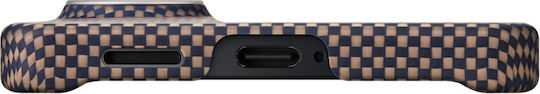 Pitaka Edge Back Cover Aramid Fiber 2mm Blue (Galaxy S26)