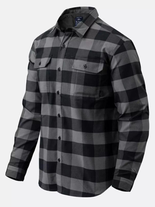 Long-sleeved Shirt True Grey Checkered