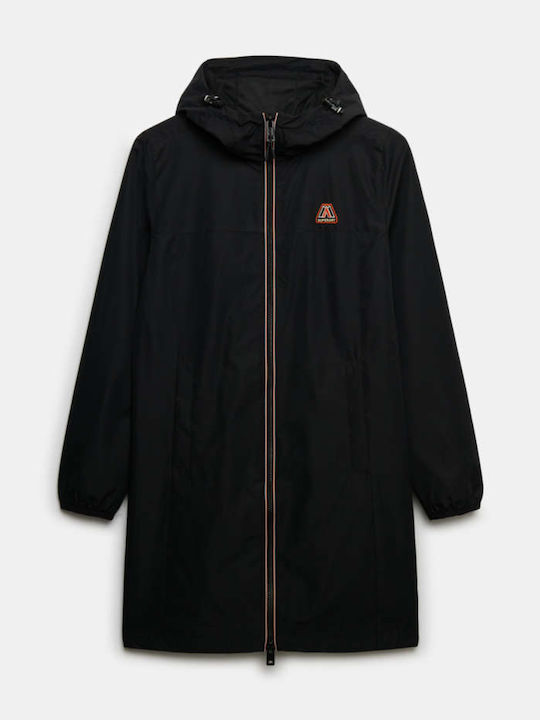 Longline Дамско Яке Парка за Пролет Есен Tri Coloured