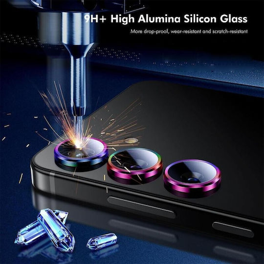 Enkay Temperiertes Glas Kameraschutz Silber Für Samsung Galaxy A37 5G