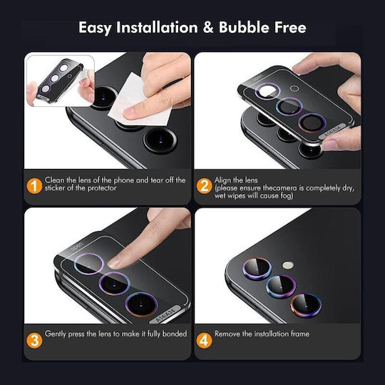 Enkay Camera Protection Tempered Glass Purple for Samsung Galaxy A37 5g