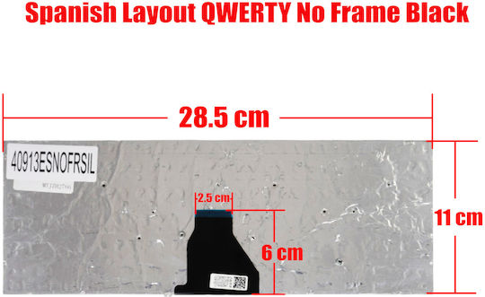 Испанска Клавиатура За Лаптоп Spanish Laptop Keyboard Sony Vaio Svf14a 149238071es Svf14a1m2e Svf14a1s9r 9z.nabbq.00s Es Без Рамка Сребриста Код 40913esnofrsil