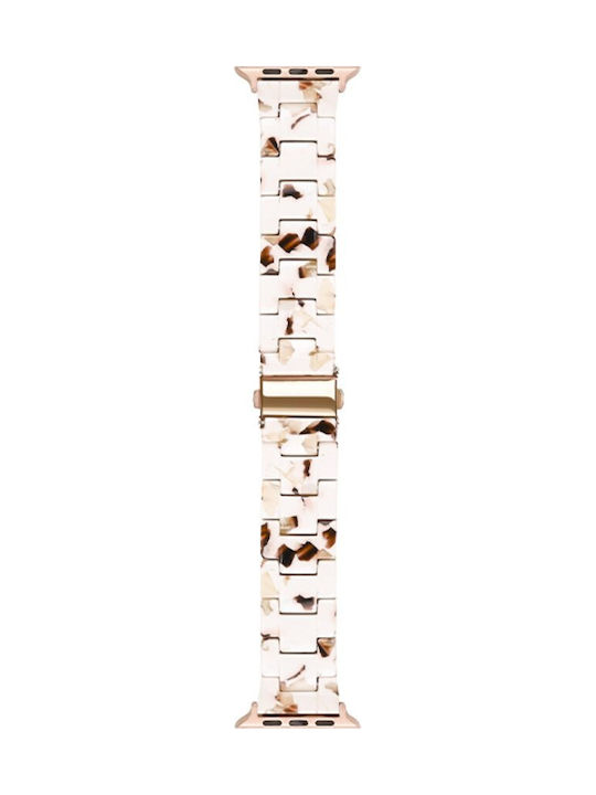 Watchband Hoco Wa36 Elegant Series 44 45 46 49mm Plastic Bracelet Apple Watch Series 1 2 3 4 5 6 7 8 9 SE Ultra1 Ultra2 Nougat