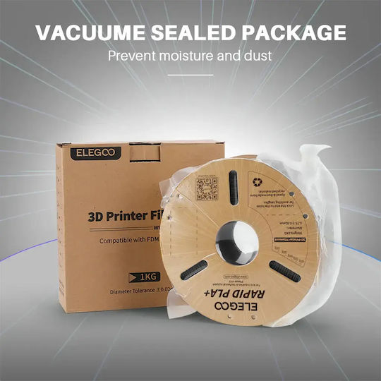 Elegoo Filament Pentru Imprimante 3D PLA 1.75mm Portocaliu 1kg 1 Bucată Bobină