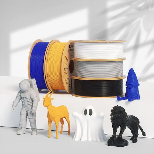 Elegoo Filament Pentru Imprimante 3D PLA 1.75mm Portocaliu 1kg 1 Bucată Bobină