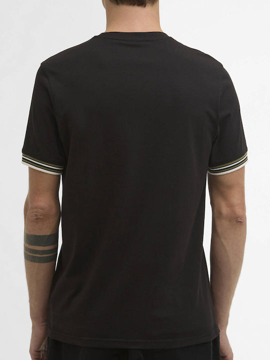 Barbour Tipped T-Shirt Schwarz