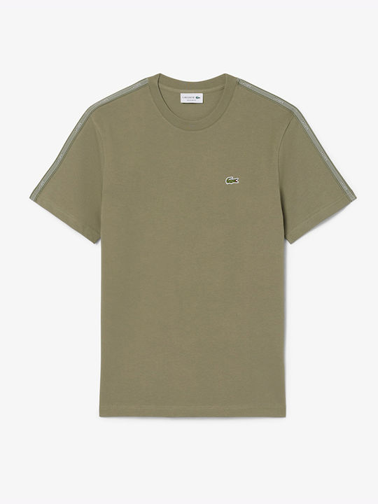 Herrenblusen Kurzarm T-Shirt Khaki