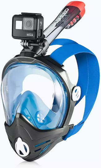 Aquaspeed Mască De Scufundare Din Silicon Față Întreagă Neagră