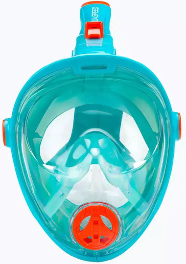 Aquaspeed Kids Silicone Full Face Diving Mask Turquoise