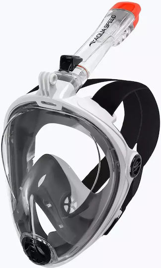 Aquaspeed Spectra 2.0 Diving Mask Silicone Full Face White