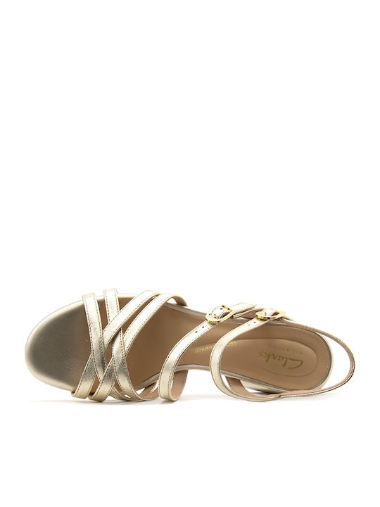 Ezoria Strap Sandals Gold