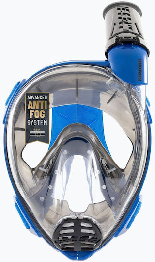 CressiSub CressiSub Tauchmaske Silikon Vollgesicht Komodo Blau
