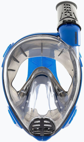 CressiSub CressiSub Tauchmaske Silikon Vollgesicht Komodo Blau
