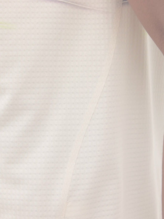 Sportliches Kurzarm-T-Shirt Beige