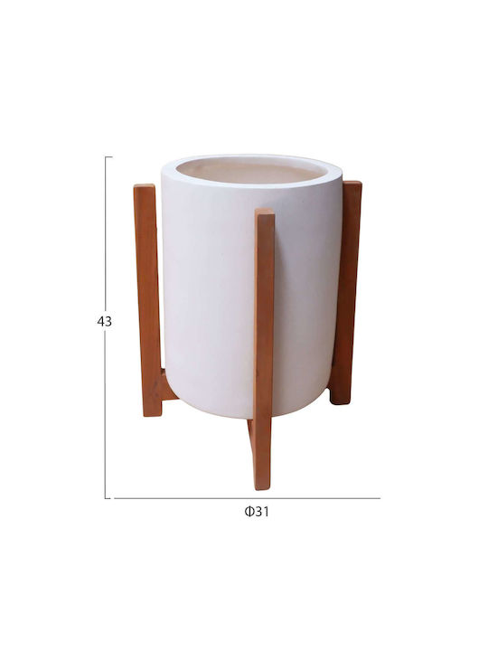 Freebox Γλάστρα Λευκο-teak Freebox Γλάστρα Λευκο-teak