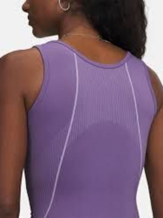 Under Armour Vanish Seamless Women's Summer Sleeveless Purple Blouse