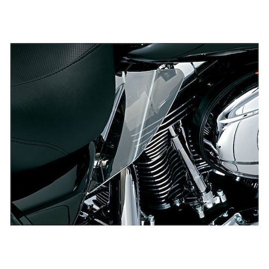 Kuryakyn Motorcycle Engine Heat Deflectors Harley Davidson 08 Flt Touring Saddle Shield