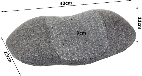 Măsuță Gât 40x22x11cm în Culoare Gri ZK12703QWS45