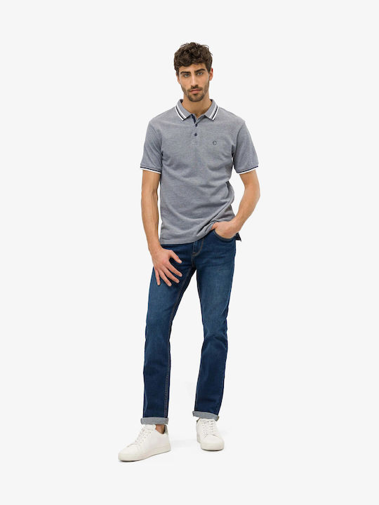 Men's Jeans Pants with Regular Straight Fit Navy Blue