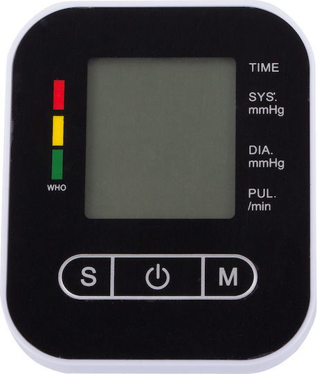 Tensiometru Electronic de Braț Zola Oprire Automată Operare Ușoară Ecran Lcd Bază Antiderapantă Alimentare cu Baterie și Usb-c 11.5 X 9.5 X 6 Cm Negru
