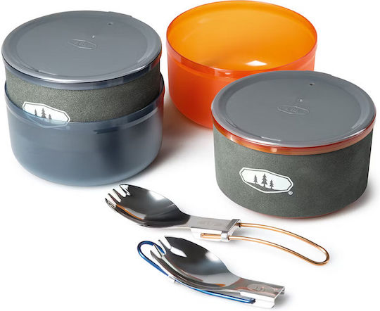 GSI Outdoors Halulite Microdualist Anodisiertes Kochgeschirr-Set