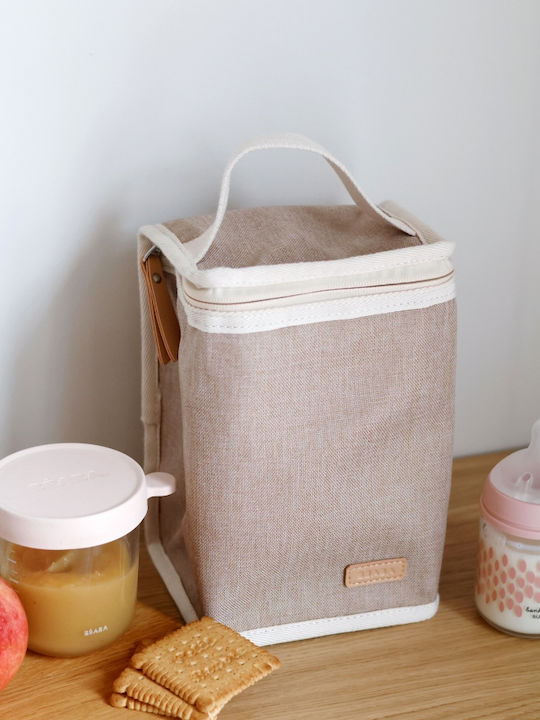 Beaba Eco Heather Gazelle Geantă Pentru Copii Bej 22x18x13 cm
