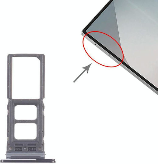 Sim Card Tray Samsung Galaxy Z Fold6 Sm-f956b Original Black