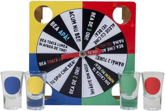 Joc Roulette De Petrecere 4 Pahare De Shot 21x21x3cm Z-tools Ext 10786