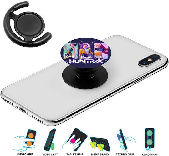 Huntr X K-pop Girl Group Phone Holders Stand Μαύρο Βάση Στήριξης Κινητού Στο Χέρι