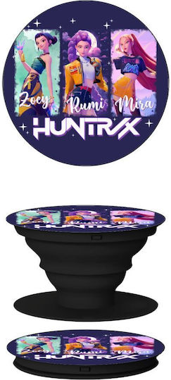 Huntr X K-pop Girl Group Phone Holders Stand Μαύρο Βάση Στήριξης Κινητού Στο Χέρι