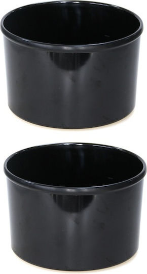 Culinaro Murun Container Pentru Bufet Din Melamină 17x10.5cm 1800ml Negru