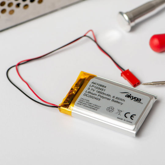 Akyga Батерия Li-Po 3.7V 1200mAh 1S за RC превозно средство