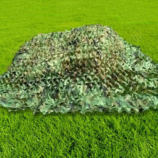 Plasă De Camuflaj Zola Oxford Poliester Rezistent La Apă 3 X 6 M Ușor De Instalată Verde